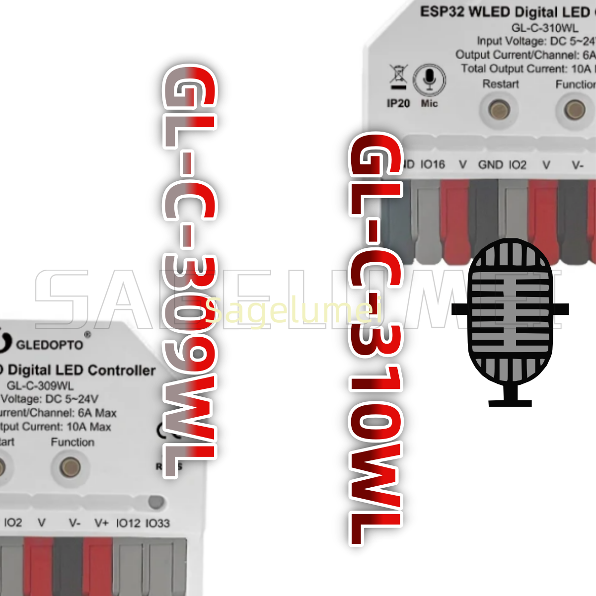 Espressif Esp32 - DIY GLEDOPTO ESP32 Mini controlador LED