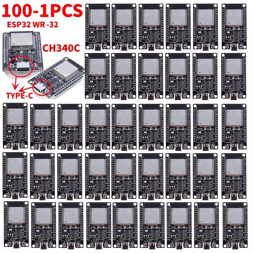 Esp32 Wifi Bluetooth Module - Placa de desarrollo ESP32 WR-32, 100-1