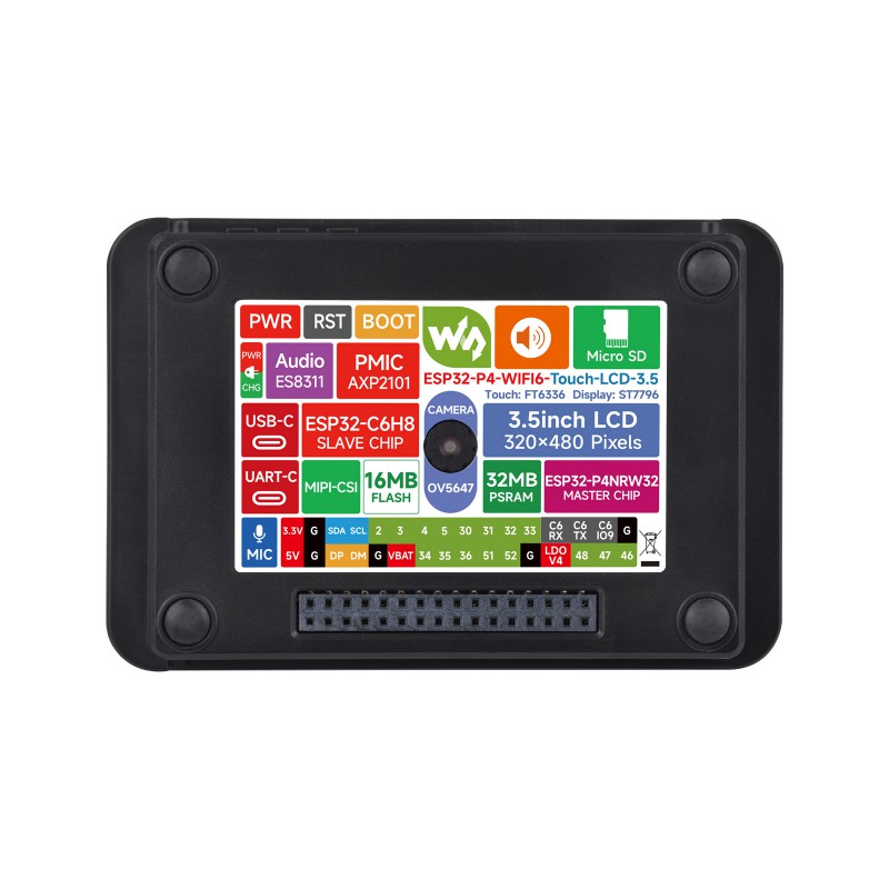 Esp32 P4 - Waveshare ESP32-P4 Placa de Visión Wi-Fi