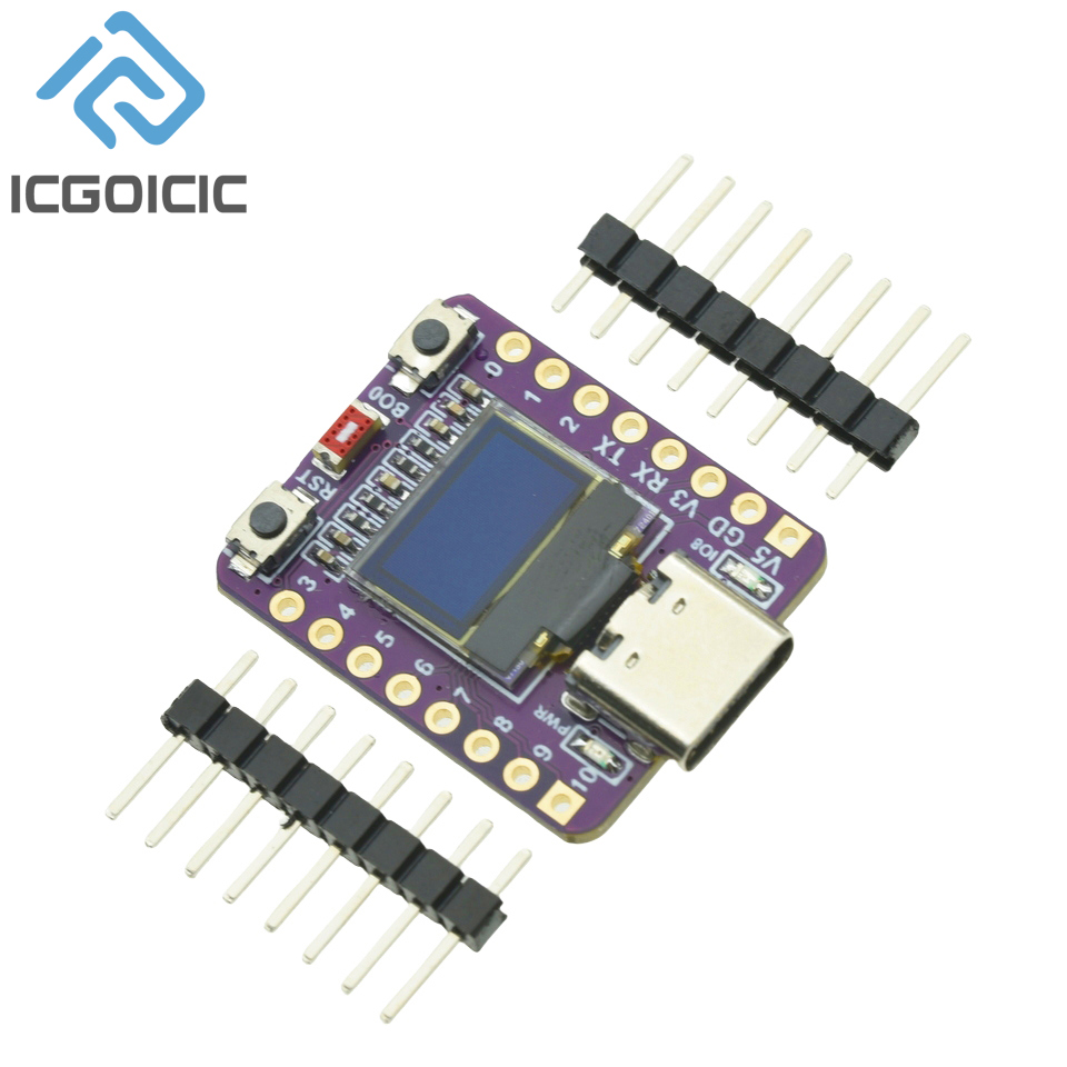 Placa de Desarrollo OLED de 0. - Esp32 C3 reseña y precio