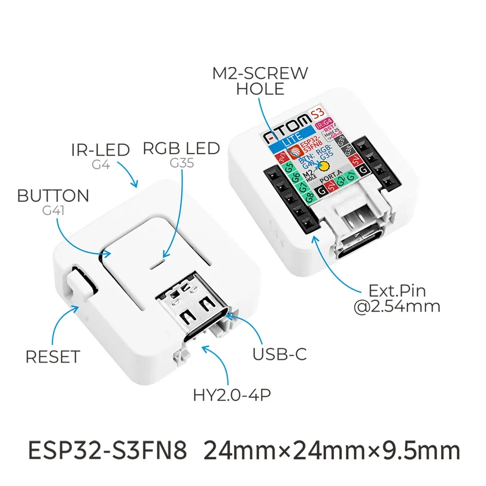 Placa de desarrollo M5Stack At - Espressif Esp32 reseña y precio