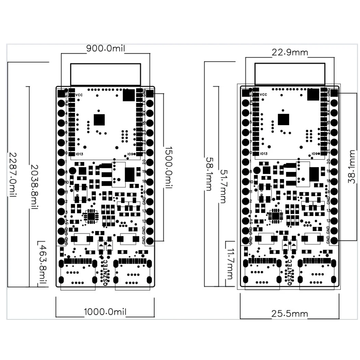 ESP32-C6-DevKitC-1 Placa centr - Esp32 Devkit reseña y precio